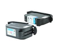 Recyclé pour HP DeskJet 920 CVR Cartouches d'encre Ensemble Noir, Cyan, Magenta, Jaune - Nr.15 & Nr.78 / SA310AE - Inhalt: 1 x 44 ML & 1 x 39 ML