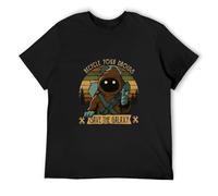 Recycle Your Droids Save The Galaxy Jawa Funny Gift O-Neck 100% Cotton Short Sleeve Unisex T-Shirt XXL
