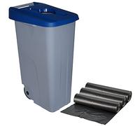 Recycler le conteneur 110 litres ouverts + sacs à ordures à 10 unités de 10 unités