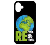 Recycler Réutiliser Renouveler Repenser Coque pour iPhone 16 Plus