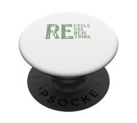Recycler Réutiliser Renouveler Repenser PopSockets PopGrip Adhésif