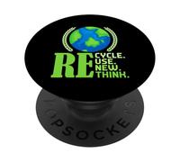 Recycler Réutiliser Renouveler Repenser PopSockets PopGrip Adhésif