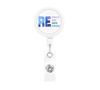 Recycler réutiliser renouveler repenser porte-Badge rétractable bobine Clip porte-carte d'identité pour infirmière étudiant employé de bureau