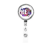 Recycler réutiliser renouveler repenser porte-Badge rétractable bobine Clip porte-carte d'identité pour infirmière étudiant employé de bureau