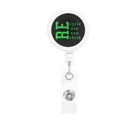 Recycler réutiliser renouveler repenser porte-Badge rétractable bobine Clip porte-carte d'identité pour infirmière étudiant employé de bureau