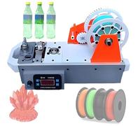 Recycleur de Bouteilles imprimé en 3D, Filament Plastique pultrudé, extrudeuses pour imprimante 3D avec Affichage numérique, température et Vitesse réglables, pour Les bricoleurs(Green)