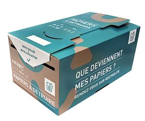 Recygo KADNABOX boîte de collecte pour le tri et le recyclage des papiers -Service de collecte inclus