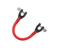 (Red) 2pcs Snowboard Connector, Ski Training Aid Ski Tip Connector, Snowboard Clip Ski Assistive Device -