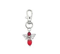 (Red A)30PCS Guardian Angel Keychain Pendant Baptism Communion Thank You Gift Dinner