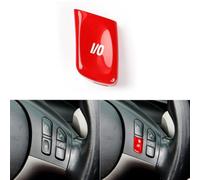 Red ABS Steering Wheel VO Button Cover for pour bmw E46 pour m3