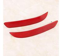 Red, Accessoire de Réflecteur de Pare-chocs Arrière OE 63217158949, Matériau ABS de Haute qualité, Robuste et Robuste, Fabrication Fine, Résistant à (Cette dernière paire