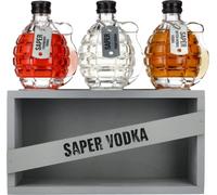 Red Army Saper Vodka en Boîte en Bois 0,6 L