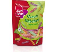 Red Band bâtonnets colorés en caoutchouc sucré et super acide 200g