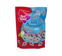 Red Band Mini Diamants salés, Réglisse, Sachet à Fond plat, 200g