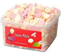 Red Band sour Mushrooms champignons acides en sucre mousseux 720g pack de 6