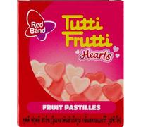 Red Band Tutti Frutti Hearts pastilles de gelée au goût de fruits 15g