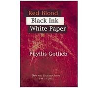 Red Blood Black Ink White Paper
