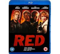 RED (Blu-ray) Bruce Willis Morgan Freeman John Malkovich Helen Mirren