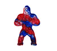 (Red Blue KingKong) Godzilla King Kong jouet de décompression anneau double face