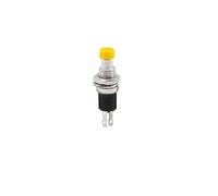 Red blue white yellow green blue PBS-110 small button switch opening 7mm pbs-105 reset inching unlocked normally open switch NWPNLXEA(Yellow 10PCS)
