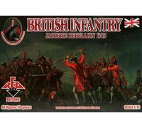 Red Box RB72049 - 1:72 Britannique Infanterie 1745, Jacobite Rebellion - Neuf