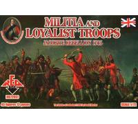 Red Box RB72051 - 1:72 Militia + Loyalist Troupes 1745,Jacobite Rebellion - Neuf