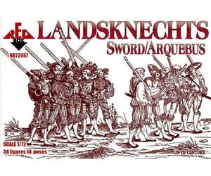 RED BOX RB72057 LANDSKNECHTS SWORD/ARQUEBUS