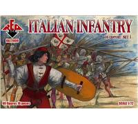 Italian Infantry, 16th Century, Set 1 - 1:72e - Red Box G