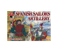 'Red Box rb72104 Figurine Spanish Sailor, 16-17E siècle Artillerie