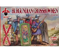 RED BOX RB72124 BURGUNDIAN CROSSBOWMEN