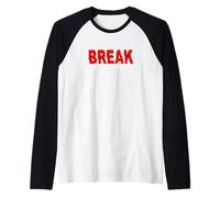 Red Break The Mold Graphique Rouge Manche Raglan