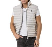Red Bridge Bubble Gilet pour homme avec col montant, beige, L