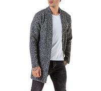 RED BRIDGE Cardigan pour homme Veste Manteau Gris S
