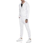 RED BRIDGE Ensemble de sport Sportswear Pantalon Sweat á capuche Jogger-Set Combinaison Blanc M