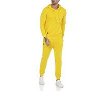 RED BRIDGE Ensemble de sport Sportswear Pantalon Sweat á capuche Jogger-Set Combinaison Jaune S