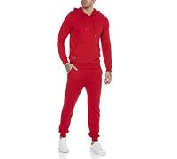 RED BRIDGE Ensemble de sport Sportswear Pantalon Sweat á capuche Jogger-Set Combinaison Rouge S