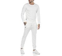 RED BRIDGE Ensemble de sport Sportswear Pantalon Sweater avec col rond Jogger-Set Combinaison Ecru XL