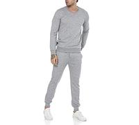 RED BRIDGE Ensemble de sport Sportswear Pantalon Sweater avec col rond Jogger-Set Combinaison Gris S