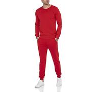 RED BRIDGE Ensemble de sport Sportswear Pantalon Sweater avec col rond Jogger-Set Combinaison Rouge M