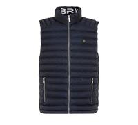 Red Bridge Gilet pour homme avec col montant Bubble Veste à fermeture éclair Imprimé