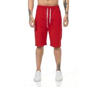 Red Bridge Homme Sweat court décontracté Bermuda en coton Pantalon- Rouge-M