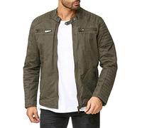 RED BRIDGE Hommes Veste Blouson Coton Transition Moto Biker Vestes