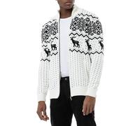 Red Bridge Hommes Veste Tricotée Norvégien Coupe Slim Plaid Rennes