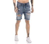 RED BRIDGE Jean Shorts pour Homme Denim Pantalons Courts Bermuda Bleu W29