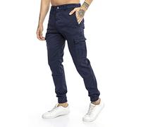 RED BRIDGE Jogger Pants pour Homme Pantalons Cargo en Denim Jean Bleu W30 L32