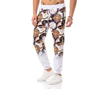 Red Bridge Luxury Fade Pantalon de jogging pour homme, Blanc., XL