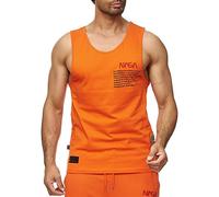 Red Bridge M1835 Débardeur sans manches pour homme avec logo NASA, Orange, S
