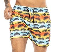 RED BRIDGE Maillot de Bain pour Hommes à séchage Rapide Design Feather Multicolore XXL