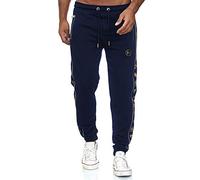 RED BRIDGE Pantalon de Jogging pour Homme avec Empreintes latérales Bleu