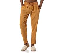 Red Bridge Pantalon en lin pour homme, camel, S